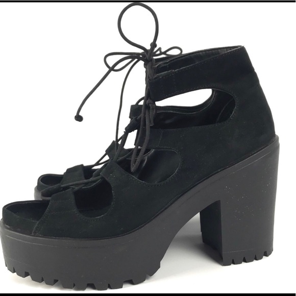 asos parachute platform heels